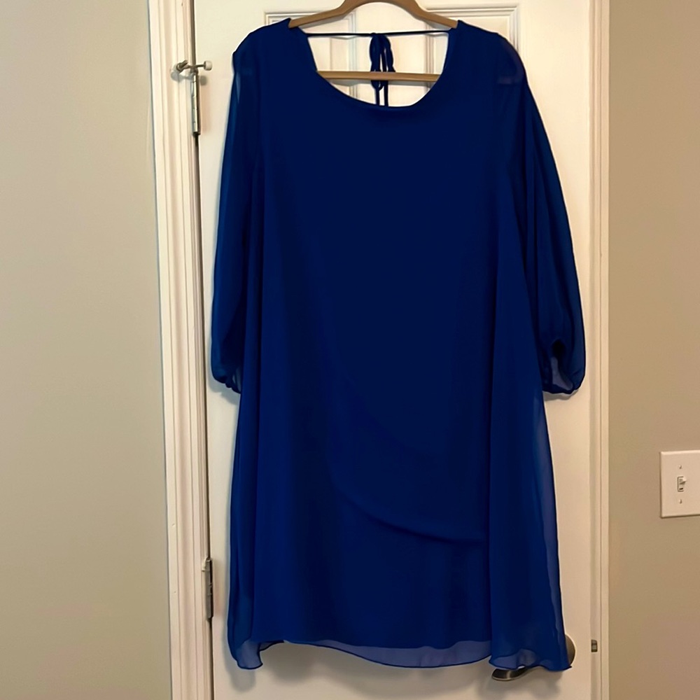 FTF semi formal blue dress size 3X